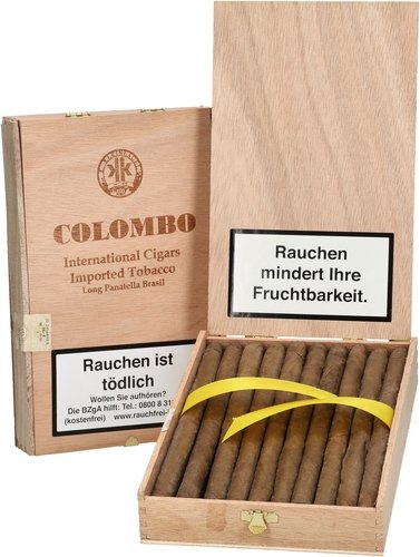 Zigarillos der Serie Kleinlagel Colombo International Cigars