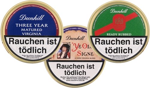 Tabak der Serie Dunhill Pipes Pfeifentabak (Kein Versand nach Deutschland!)