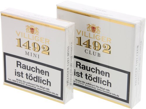 Zigarillos der Serie Villiger 1492 Cigarillos