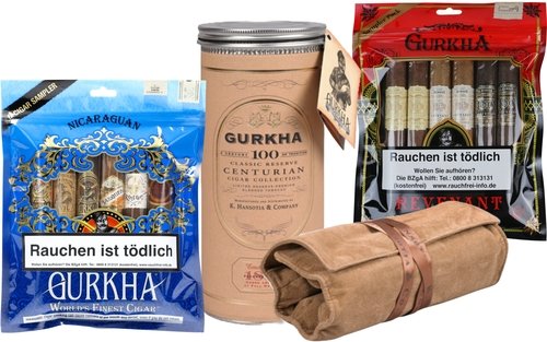 Zigarren der Serie Gurkha Sampler