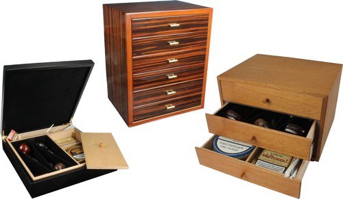 Pfeifenzubehör der Serie Adorini Pipe Cabinets