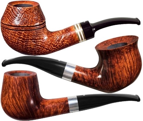 Pfeifen der Serie Vauen Giant Whitespot