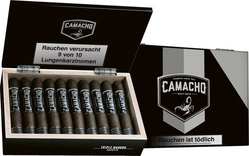Zigarren der Serie Camacho Triple Maduro
