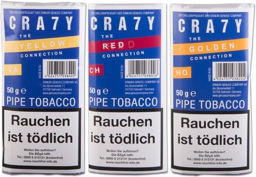 Tabak der Serie Crazy Pipe Tobacco