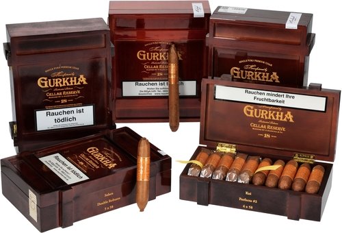 Zigarren der Serie Gurkha Cellar Reserve 18 Years