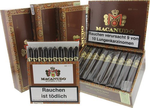 Zigarren der Serie Macanudo Maduro