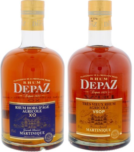 Depaz Rhum Spirituosen der Serie Depaz Rhum