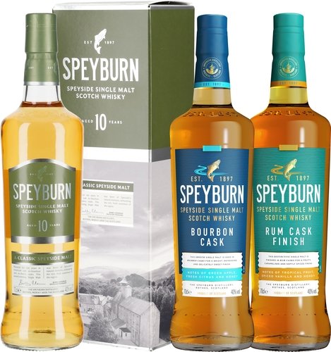 Spirituosen der Serie Speyburn Single Malt Whisky