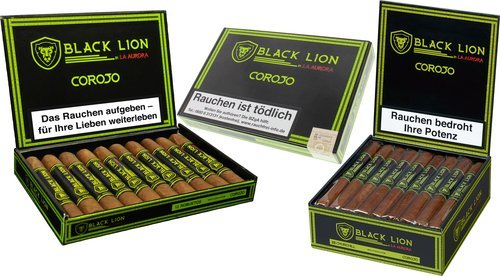 Zigarren der Serie La Aurora Black Lion Corojo