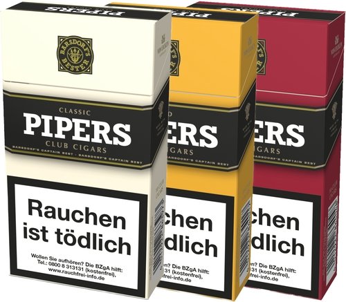 Pipers Cigarillos Zigarillos der Serie Pipers Cigarillos