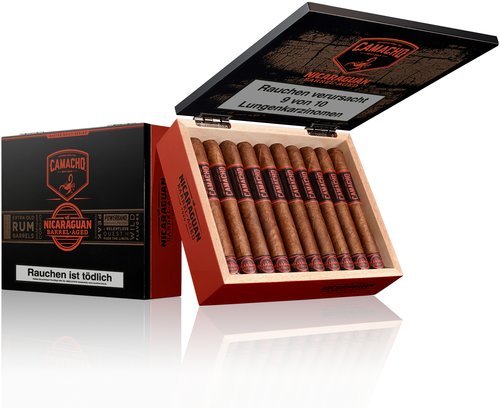 Zigarren der Serie Camacho Nicaraguan Barrel Aged