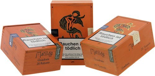 Matilde Quadrata Zigarren der Serie Matilde Quadrata