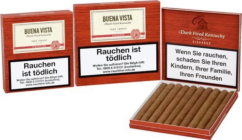 Zigarillos der Serie Buena Vista Dark Fired Kentucky Cigarillos