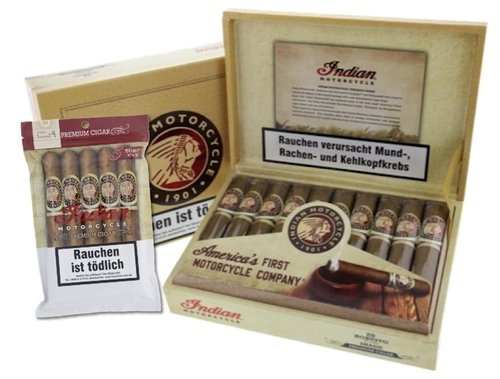 Zigarren der Serie Indian Motorcycle Connecticut Shade