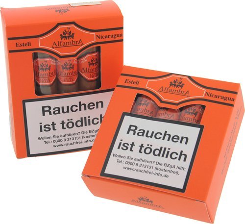 Zigarren der Serie Alfambra Classic Orange Serie N