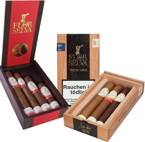 Zigarren der Serie Flor de Selva Sampler