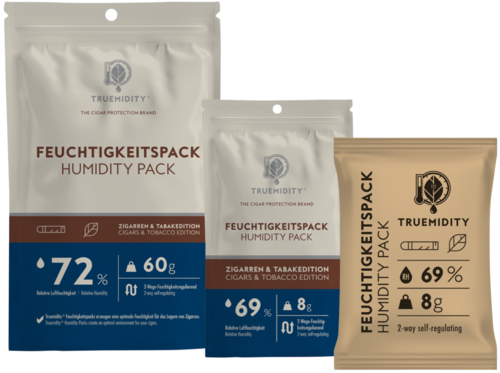 Zigarrenzubehör der Serie Truemidity Humidity Pack Tabak Edition
