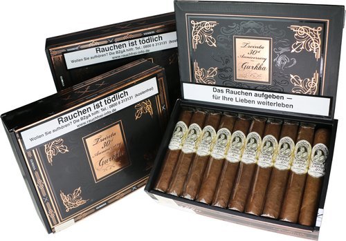 Zigarren der Serie Gurkha Treinta 30th Anniversary