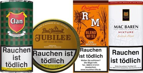 CIGARWORLD PIPES Pfeifentabak Probierpakete Tabak der Serie CIGARWORLD PIPES Pfeifentabak Probierpakete