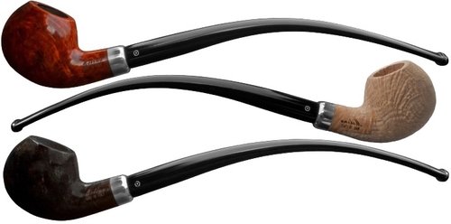 Pfeifen der Serie Molina Longus Churchwarden Pipes