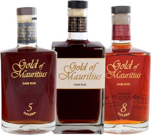 Gold of Mauritius Dark Rum Spirituosen der Serie Gold of Mauritius Dark Rum