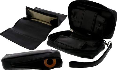 Pfeifenzubehör der Serie Stanwell Lederetuis