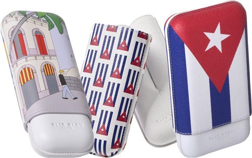 Zigarrenzubehör der Serie Elie Bleu Lederetui