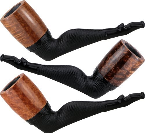 Pfeifen der Serie Old German Clay Pipes Frauenbein