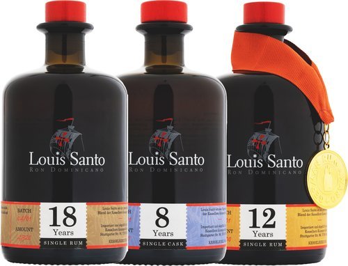 Spirituosen der Serie Louis Santo Ron Dominicano