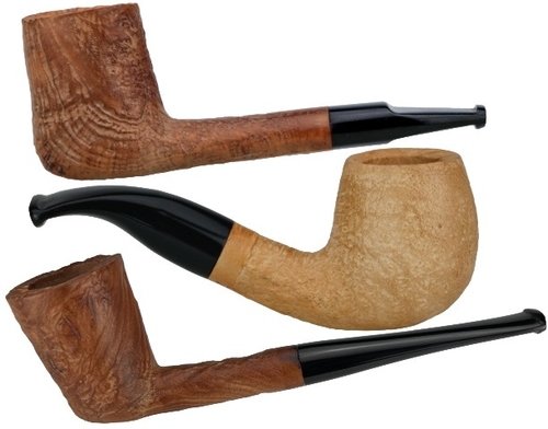 Pfeifen der Serie Old German Clay Pipes Basic Briar