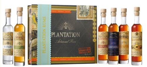 Spirituosen der Serie Planteray (früher: Plantation) Rum Sampler