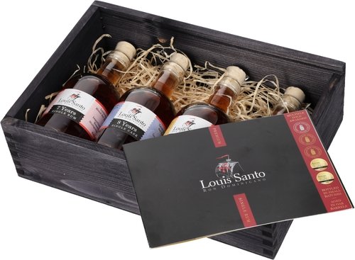 Spirituosen der Serie Louis Santo Rum Probierset