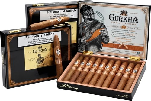 Zigarren der Serie Gurkha 35th Anniversary