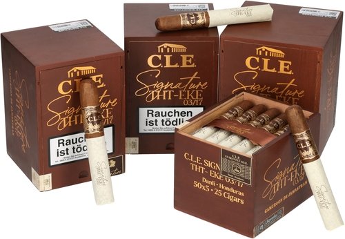 Zigarren der Serie CLE Signature THT-EKE 03/17 TAA