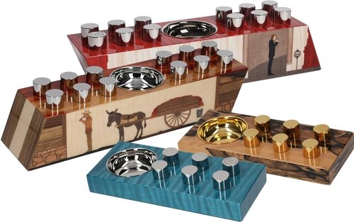 Zigarrenzubehör der Serie Elie Bleu Pad Ashtray