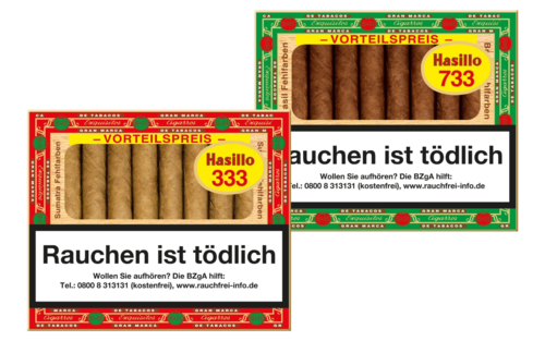 Zigarillos der Serie Dannemann Hasillo