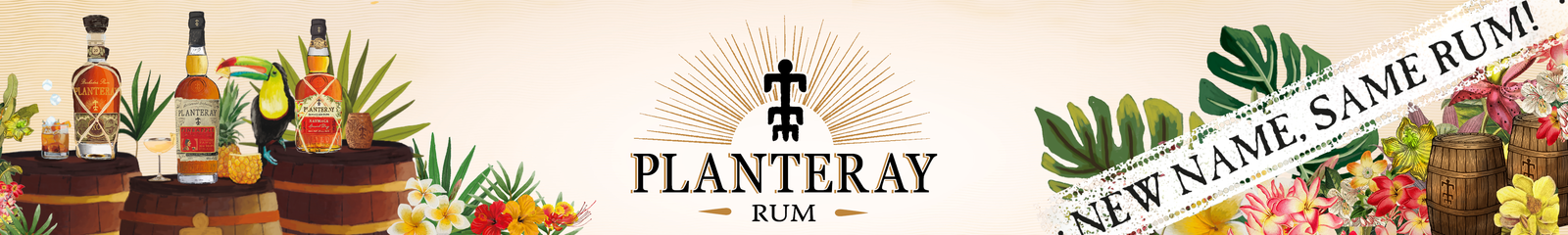 Spirituosen der Serie Planteray (formerly: Plantation) Rum