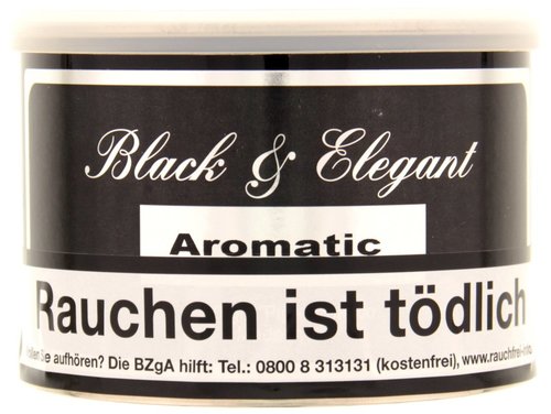 Tabak der Serie Black & Elegant Pipe Tobacco