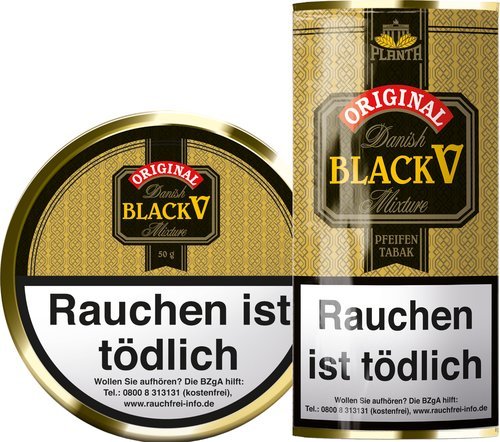 Tabak der Serie Original Danish Black V Mixture (früher: Unitas/Planta)