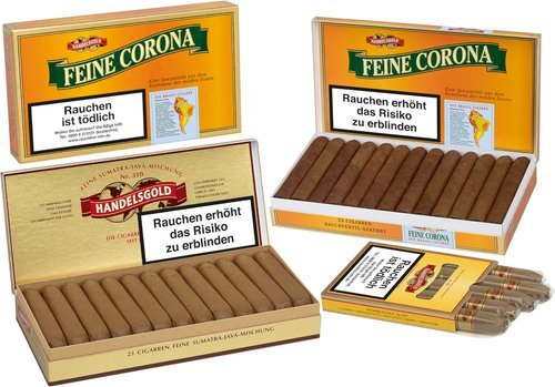 Zigarren der Serie Handelsgold Cigarren