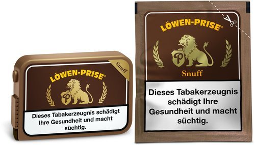 Tabak der Serie Pöschl Snuff Löwenprise