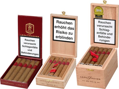 Zigarren der Serie Leon Jimenes Zigarren