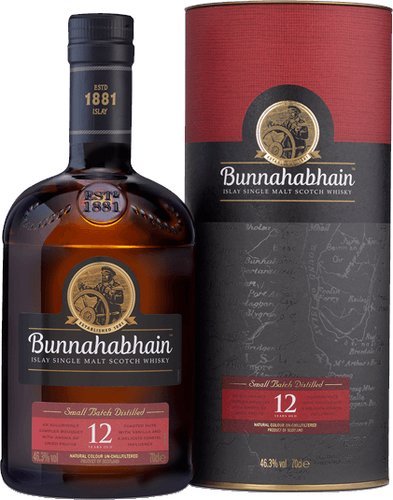 Spirituosen der Serie Bunnahabhain Single Malt Whisky