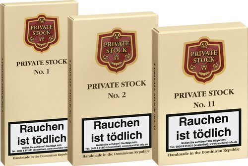 Zigarren der Serie Private Stock Long Filler
