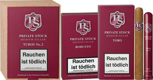 Zigarren der Serie Private Stock Medium Filler Zigarren