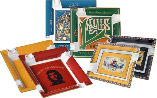 Zigarrenzubehör der Serie Elie Bleu Porcelain Ashtray