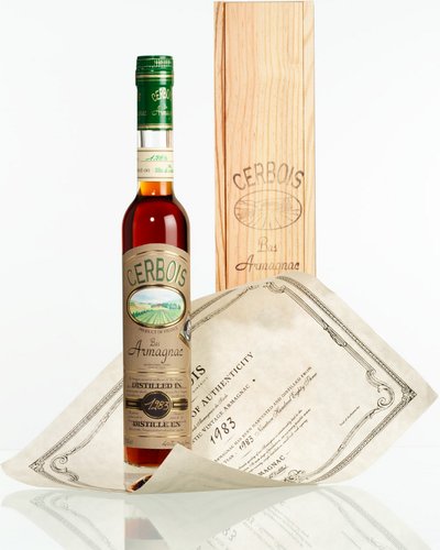 Spirituosen der Serie Cerbois Bas Armagnac