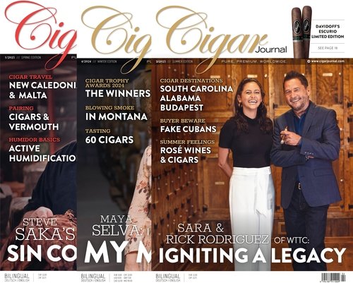 Cigar Journal Zigarrenmagazine Zigarrenzubehör der Serie Cigar Journal Zigarrenmagazine