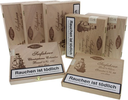 Woermann Cigars Seefahrer 100% Tabak Zigarren der Serie Woermann Cigars Seefahrer 100% Tabak