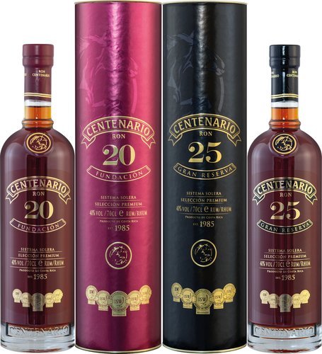 Spirituosen der Serie Ron Centenario Rum